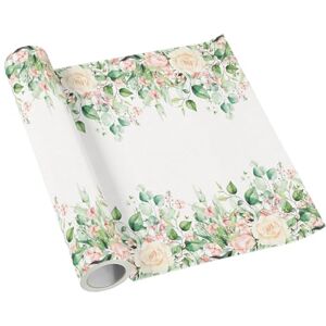 PAW Decor Collection PAW Tafelloper van airlaid (40 cm x 5 m) I Tafeldecoratie voor communie, vormsel, bruiloft, verjaardag, tuinfeest, doop I Tafelloper tafelkleed naturel, bladeren, bloemen I Kleur: Floral Moments PAW Decor Collection PAW Tafelloper van airlaid (40 cm x 5 m) I Tafeldecoratie voor communie, vormsel, bruiloft, verjaardag, tuinfeest, doop I Tafelloper tafelkleed naturel, bladeren, bloemen I Kleur: Floral Moments