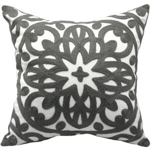 Alysheer Geborduurde decoratieve sierkussenhoes 45,7 x 45,7 cm, gezellige warme boho mandala chic borduurpatroon grijs katoenen kussensloop voor bank bank bed woonkamer decor (grijs) Alysheer Geborduurde decoratieve sierkussenhoes 45,7 x 45,7 cm, gezellige warme boho mandala chic borduurpatroon grijs katoenen kussensloop voor bank bank bed woonkamer decor (grijs)