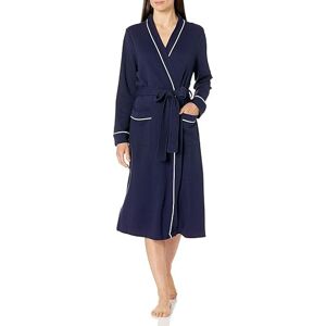 Amazon Essentials Women's Lange lichtgewicht badjas met wafelpatroon (verkrijgbaar in grote maten), Marineblauw, 6XL Grote maten Amazon Essentials Women's Lange lichtgewicht badjas met wafelpatroon (verkrijgbaar in grote maten), Marineblauw, 6XL Grote maten