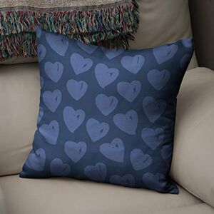 Bonamaison Decoratieve Kussensloop, Blauw Kussenhoezen Bank, Zitkussen, Decoratieve Kussenhoesjes, Kussensloop; Sofa, Slaapkamer, Kantoor, Auto 43x43 Cm Ontworpen en Vervaardigd in Turkije Bonamaison Decoratieve Kussensloop, Blauw Kussenhoezen Bank, Zitkussen, Decoratieve Kussenhoesjes, Kussensloop; Sofa, Slaapkamer, Kantoor, Auto 43x43 Cm Ontworpen en Vervaardigd in Turkije