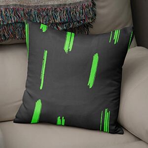 Bonamaison Decoratieve kussenhoes Neon groen & Fume, gooien kussenhoezen, home decoratieve kussenslopen voor woonkamer, bank, slaapkamer, maat: 43x43 cm ontworpen en vervaardigd in Turkije Bonamaison Decoratieve kussenhoes Neon groen & Fume, gooien kussenhoezen, home decoratieve kussenslopen voor woonkamer, bank, slaapkamer, maat: 43x43 cm ontworpen en vervaardigd in Turkije