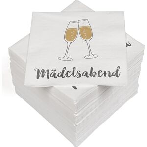HEKU 100 Servetten - Meidenavond - 3-laags, 33x33cm, Absorberend, Europees Gemaakt HEKU 100 Servetten - Meidenavond - 3-laags, 33x33cm, Absorberend, Europees Gemaakt