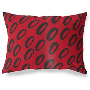 Bonamaison Rood-Zwart Decoratieve Kussensloop, Kussenhoezen Bank, Decoratieve Kussenhoesjes, Kussensloop; Sofa, Slaapkamer, Kantoor, Auto 45x60 Cm Ontworpen en vervaardigd in Turkije Bonamaison Rood-Zwart Decoratieve Kussensloop, Kussenhoezen Bank, Decoratieve Kussenhoesjes, Kussensloop; Sofa, Slaapkamer, Kantoor, Auto 45x60 Cm Ontworpen en vervaardigd in Turkije