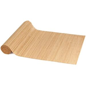 BambooMN Koolzuurhoudende bamboe Matchstick natuurlijke tafelloper, huisdecoratie, 13 "x 70" 1 stuk BambooMN Koolzuurhoudende bamboe Matchstick natuurlijke tafelloper, huisdecoratie, 13 "x 70" 1 stuk
