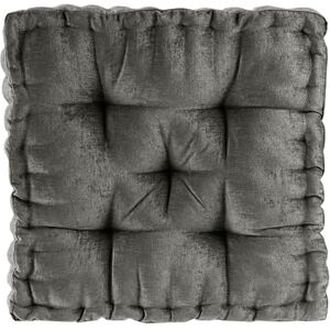 Intelligent Design Azza Floor Pillow, Large Cushions Sitting for Adults, Floor Pillow for Meditation or Yoga, Lustrous Chenille Tufted with Scalloped Edges for Bench/Chair Cushion, 20"x20"x5" Charcoal Intelligent Design Azza Floor Pillow, Large Cushions Sitting for Adults, Floor Pillow for Meditation or Yoga, Lustrous Chenille Tufted with Scalloped Edges for Bench/Chair Cushion, 20"x20"x5" Charcoal