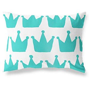 Bonamaison Turkoois-Wit Decoratieve Kussensloop, Kussenhoezen Bank, Decoratieve Kussenhoesjes, Kussensloop; Sofa, Slaapkamer, Kantoor, Auto 35x50 Cm Ontworpen en vervaardigd in Turkije Bonamaison Turkoois-Wit Decoratieve Kussensloop, Kussenhoezen Bank, Decoratieve Kussenhoesjes, Kussensloop; Sofa, Slaapkamer, Kantoor, Auto 35x50 Cm Ontworpen en vervaardigd in Turkije