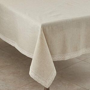 SARO LIFESTYLE 931 Tafelkleed Natuurlijk 80 Duim Vierkant, Verkocht Per 1 PC SARO LIFESTYLE 931 Tafelkleed Natuurlijk 80 Duim Vierkant, Verkocht Per 1 PC