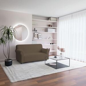 Italian Bed Linen Bankovertrek, bi-elastisch, voor 2-zitsbank, taupe Italian Bed Linen Bankovertrek, bi-elastisch, voor 2-zitsbank, taupe
