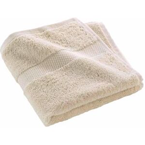 Douceur d'Intérieur , Handdoek (50 x 90 cm) Elegance zand, 100% katoen, effen Douceur d'Intérieur , Handdoek (50 x 90 cm) Elegance zand, 100% katoen, effen