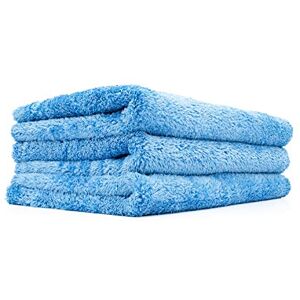 The Rag Company Eagle Edgeless 500 (3-Pack) Professionele Koreaanse 70/30 Blend Super Pluche Microfiber Detailing Handdoeken, 500GSM, 16" x 24", Blauw The Rag Company Eagle Edgeless 500 (3-Pack) Professionele Koreaanse 70/30 Blend Super Pluche Microfiber Detailing Handdoeken, 500GSM, 16" x 24", Blauw