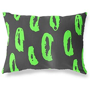 Bonamaison Neon Groen-Rook Decoratieve Kussensloop, Kussenhoezen Bank, Decoratieve Kussenhoesjes, Kussensloop; Sofa, Slaapkamer, Kantoor, Auto 35x50 Cm Ontworpen en vervaardigd in Turkije Bonamaison Neon Groen-Rook Decoratieve Kussensloop, Kussenhoezen Bank, Decoratieve Kussenhoesjes, Kussensloop; Sofa, Slaapkamer, Kantoor, Auto 35x50 Cm Ontworpen en vervaardigd in Turkije