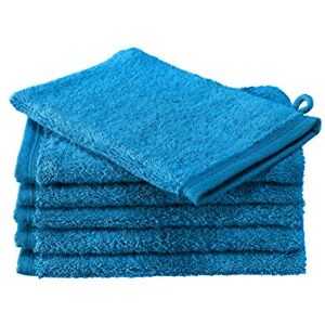 De Witte Lietaer Contessa Luxe washandje, katoen, 16 x 22 cm, Laguneblauw De Witte Lietaer Contessa Luxe washandje, katoen, 16 x 22 cm, Laguneblauw