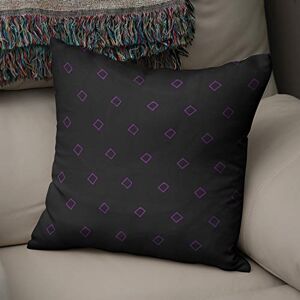 Bonamaison Decoratieve Kussensloop, Paars en zwart Kussenhoezen Bank, Zitkussen, Decoratieve Kussenhoesjes, Kussensloop; Sofa, Slaapkamer, Kantoor, Auto 43x43 Cm Ontworpen en Vervaardigd in Turkije Bonamaison Decoratieve Kussensloop, Paars en zwart Kussenhoezen Bank, Zitkussen, Decoratieve Kussenhoesjes, Kussensloop; Sofa, Slaapkamer, Kantoor, Auto 43x43 Cm Ontworpen en Vervaardigd in Turkije