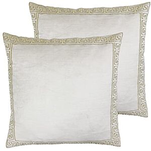 Paoletti Apollo Kussens, Ivoor/Goud, 50 x 50cm Paoletti Apollo Kussens, Ivoor/Goud, 50 x 50cm
