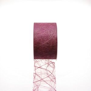 Deko AS GmbH Sizoweb tafelband bordeaux 7,9 cm rol 50 meter 64 011-R Deko AS GmbH Sizoweb tafelband bordeaux 7,9 cm rol 50 meter 64 011-R