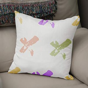 Bonamaison Decoratieve kussenhoes willekeurig patroon, gooien kussenhoezen, home decoratieve kussenslopen voor woonkamer, bank, slaapkamer, grootte: 43x43 cm ontworpen en vervaardigd in Turkije Bonamaison Decoratieve kussenhoes willekeurig patroon, gooien kussenhoezen, home decoratieve kussenslopen voor woonkamer, bank, slaapkamer, grootte: 43x43 cm ontworpen en vervaardigd in Turkije