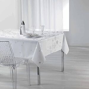 Douceur d'Intérieur Tafelkleed, rechthoekig, 150 x 300 cm, polyester, bedrukt, zilverkleurig, CONSTELATION wit Douceur d'Intérieur Tafelkleed, rechthoekig, 150 x 300 cm, polyester, bedrukt, zilverkleurig, CONSTELATION wit