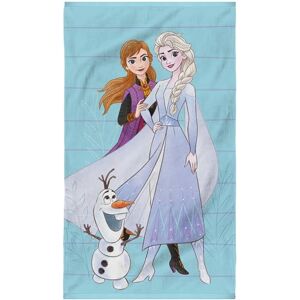 OMYDREAM Disney Frozen 2 Azur bad- en strandhanddoek, 70 x 120 cm, fluweel en gesp, 100% katoen, Oeko-Tex, bedrukt, kinderen, meisjes, ijskoningin, Elsa Anna Olaf, blauw OMYDREAM Disney Frozen 2 Azur bad- en strandhanddoek, 70 x 120 cm, fluweel en gesp, 100% katoen, Oeko-Tex, bedrukt, kinderen, meisjes, ijskoningin, Elsa Anna Olaf, blauw