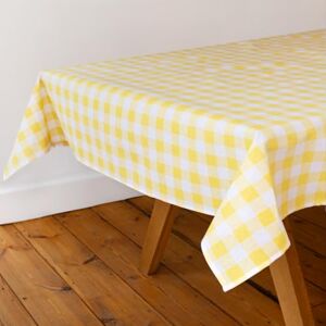 Talking Tables Gele Checkered Gingham Gerecycleerde Katoen Grote Tafelkleed - Tafelkleed Talking Tables Gele Checkered Gingham Gerecycleerde Katoen Grote Tafelkleed - Tafelkleed