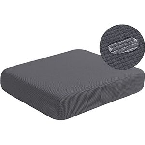 NC HOME Waterafstotende bankkussenhoezen, jacquard, hoge rekbare stof, meubelbeschermer voor woonkamer, wasbare bankhoes voor 1-zitsbank (stoelkussen, grijs) NC HOME Waterafstotende bankkussenhoezen, jacquard, hoge rekbare stof, meubelbeschermer voor woonkamer, wasbare bankhoes voor 1-zitsbank (stoelkussen, grijs)