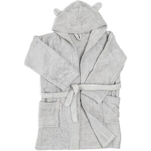 Ti TIN Bezoek de shop kinderbadjas voor jongens of meisjes met capuchon en zijzakken, zeer zacht en absorberend, badstof van 100% katoen, met capuchon en oren, Grijs, 6 Jaar Ti TIN Bezoek de shop kinderbadjas voor jongens of meisjes met capuchon en zijzakken, zeer zacht en absorberend, badstof van 100% katoen, met capuchon en oren, Grijs, 6 Jaar