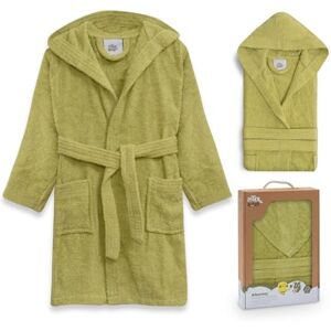 Unisex Pistache 100% Terry katoen Badjas Doos 6-8 Unisex Pistache 100% Terry katoen Badjas Doos 6-8