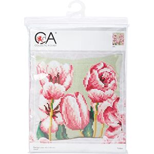 ART Kruissteek kussen: tulp (Links) ART Kruissteek kussen: tulp (Links)