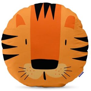 happyfriday HF Mini Kussen, Veelkleurig, Tijger, 50 x 50 cm happyfriday HF Mini Kussen, Veelkleurig, Tijger, 50 x 50 cm