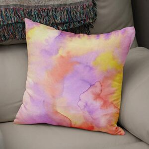 Bonamaison Decoratieve Kussensloop, Aquarel thema Kussenhoezen Bank, Zitkussen, Decoratieve Kussenhoesjes, Kussensloop; Sofa, Slaapkamer, Kantoor, Auto 50x50 Cm Ontworpen en vervaardigd in Turkije Bonamaison Decoratieve Kussensloop, Aquarel thema Kussenhoezen Bank, Zitkussen, Decoratieve Kussenhoesjes, Kussensloop; Sofa, Slaapkamer, Kantoor, Auto 50x50 Cm Ontworpen en vervaardigd in Turkije