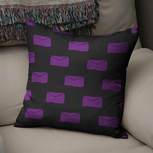 Bonamaison Decoratieve Kussensloop, Paars en zwart Kussenhoezen Bank, Zitkussen, Decoratieve Kussenhoesjes, Kussensloop; Sofa, Slaapkamer, Kantoor, Auto 43x43 Cm Ontworpen en Vervaardigd in Turkije Bonamaison Decoratieve Kussensloop, Paars en zwart Kussenhoezen Bank, Zitkussen, Decoratieve Kussenhoesjes, Kussensloop; Sofa, Slaapkamer, Kantoor, Auto 43x43 Cm Ontworpen en Vervaardigd in Turkije