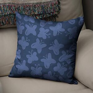 Bonamaison Decoratieve Kussensloop, Blauw Kussenhoezen Bank, Zitkussen, Decoratieve Kussenhoesjes, Kussensloop; Sofa, Slaapkamer, Kantoor, Auto 43x43 Cm Ontworpen en Vervaardigd in Turkije Bonamaison Decoratieve Kussensloop, Blauw Kussenhoezen Bank, Zitkussen, Decoratieve Kussenhoesjes, Kussensloop; Sofa, Slaapkamer, Kantoor, Auto 43x43 Cm Ontworpen en Vervaardigd in Turkije
