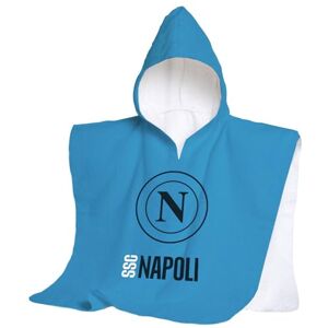 hermet SSC Napoli Strandhanddoek met capuchon, Strandponcho voor kinderen, 60 x 120 cm, handdoek voor strand of zwembad, 100% zacht katoen hermet SSC Napoli Strandhanddoek met capuchon, Strandponcho voor kinderen, 60 x 120 cm, handdoek voor strand of zwembad, 100% zacht katoen