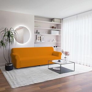 Italian Bed Linen Bankovertrek, bi-elastisch, voor 4-zitsbank, oranje Italian Bed Linen Bankovertrek, bi-elastisch, voor 4-zitsbank, oranje