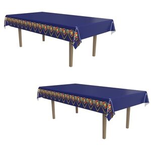 Beistle Medieval Table Cover set van 2 multicolor Beistle Medieval Table Cover set van 2 multicolor