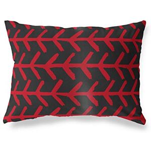 Bonamaison Rood-Zwart Decoratieve Kussensloop, Kussenhoezen Bank, Decoratieve Kussenhoesjes, Kussensloop; Sofa, Slaapkamer, Kantoor, Auto 35x50 Cm Ontworpen en vervaardigd in Turkije Bonamaison Rood-Zwart Decoratieve Kussensloop, Kussenhoezen Bank, Decoratieve Kussenhoesjes, Kussensloop; Sofa, Slaapkamer, Kantoor, Auto 35x50 Cm Ontworpen en vervaardigd in Turkije