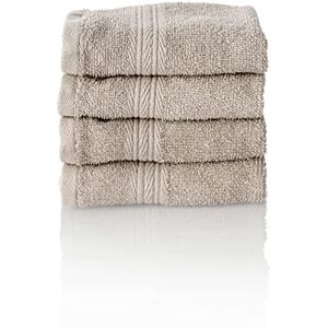 ALCLEAR comfort badstof handdoek set absorberend 100% Ökotex katoen, badstof serie in 6 kleuren en 5 maten, kleur: zilvergrijs, 4x gastendoekjes 30x50 cm ALCLEAR comfort badstof handdoek set absorberend 100% Ökotex katoen, badstof serie in 6 kleuren en 5 maten, kleur: zilvergrijs, 4x gastendoekjes 30x50 cm