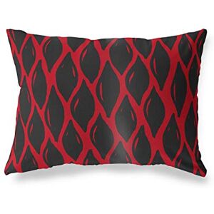Bonamaison Rood-Zwart Decoratieve Kussensloop, Kussenhoezen Bank, Decoratieve Kussenhoesjes, Kussensloop; Sofa, Slaapkamer, Kantoor, Auto 35x50 Cm Ontworpen en vervaardigd in Turkije Bonamaison Rood-Zwart Decoratieve Kussensloop, Kussenhoezen Bank, Decoratieve Kussenhoesjes, Kussensloop; Sofa, Slaapkamer, Kantoor, Auto 35x50 Cm Ontworpen en vervaardigd in Turkije