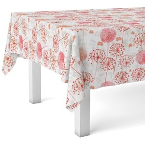 Martina Home Wasdoek tafelkleed Freda rood 140 x 140 cm Martina Home Wasdoek tafelkleed Freda rood 140 x 140 cm