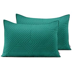 AmeliaHome 2 kussenslopen 50 x 70 cm, lichtgroen-donkergroen, kussenset, ultrasonisch stiksel, polyester, softa AmeliaHome 2 kussenslopen 50 x 70 cm, lichtgroen-donkergroen, kussenset, ultrasonisch stiksel, polyester, softa