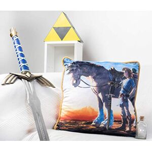 HÔMADICT Homadict Kussen Zelda Link Decoratief accessoire Zacht en pluizig 40 x 40 cm Officiële licentie HÔMADICT Homadict Kussen Zelda Link Decoratief accessoire Zacht en pluizig 40 x 40 cm Officiële licentie