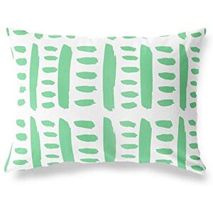Bonamaison Petrol Groen-Wit Decoratieve Kussensloop, Kussenhoezen Bank, Decoratieve Kussenhoesjes, Kussensloop; Sofa, Slaapkamer, Kantoor, Auto 35x50 Cm Ontworpen en vervaardigd in Turkije Bonamaison Petrol Groen-Wit Decoratieve Kussensloop, Kussenhoezen Bank, Decoratieve Kussenhoesjes, Kussensloop; Sofa, Slaapkamer, Kantoor, Auto 35x50 Cm Ontworpen en vervaardigd in Turkije