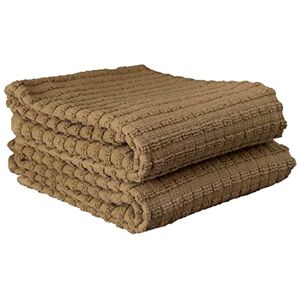 Ritz Keukendoeken, katoen, mokka bruin, massief, 2-Pack Ritz Keukendoeken, katoen, mokka bruin, massief, 2-Pack