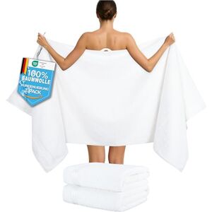 Hammetex Saunahanddoeken 80x200 cm 2-delige Set – Extra Grote Douchehanddoeken – 100% Katoen Badstof – OEKO-TEX Gecertificeerd – Zacht, Absorberend – met Ophanglus Hammetex Saunahanddoeken 80x200 cm 2-delige Set – Extra Grote Douchehanddoeken – 100% Katoen Badstof – OEKO-TEX Gecertificeerd – Zacht, Absorberend – met Ophanglus