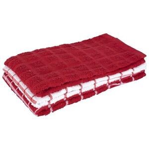 Ritz 100% katoenen badstof keukendoeken, zeer absorberend, 25" x 15, Paprika Rood, 3-Pack 25" x 15 Ritz 100% katoenen badstof keukendoeken, zeer absorberend, 25" x 15, Paprika Rood, 3-Pack 25" x 15