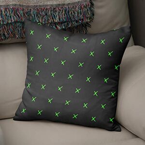 Bonamaison Decoratieve kussenhoes Neon groen & Fume, gooien kussenhoezen, home decoratieve kussenslopen voor woonkamer, bank, slaapkamer, maat: 43x43 cm ontworpen en vervaardigd in Turkije Bonamaison Decoratieve kussenhoes Neon groen & Fume, gooien kussenhoezen, home decoratieve kussenslopen voor woonkamer, bank, slaapkamer, maat: 43x43 cm ontworpen en vervaardigd in Turkije