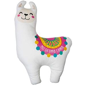 GRUSS & CO De Geschenkewelt 46503 pluche kussen Lama, figuurkussen in lama-vorm, 42 cm x 30 cm, bont GRUSS & CO De Geschenkewelt 46503 pluche kussen Lama, figuurkussen in lama-vorm, 42 cm x 30 cm, bont