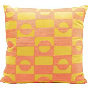 Kare Design Fase, oranje, meerkleurig, 45 x 45 cm, afneembare overtrek met ritssluiting, decoratieve kussens inclusief vulling, sierkussen, sofakussen Kare Design Fase, oranje, meerkleurig, 45 x 45 cm, afneembare overtrek met ritssluiting, decoratieve kussens inclusief vulling, sierkussen, sofakussen
