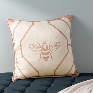 furn. Bee Deco Geometrische Piped Feather Rich gevuld kussen furn. Bee Deco Geometrische Piped Feather Rich gevuld kussen