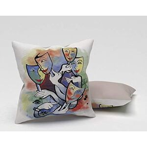 Eren Home kussen, meerkleurig, 43x43cm Eren Home kussen, meerkleurig, 43x43cm