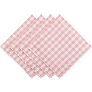 DII Machine Wasbaar Dagelijks Basic, Katoen, Roze & Wit Gingham, Standaard DII Machine Wasbaar Dagelijks Basic, Katoen, Roze & Wit Gingham, Standaard
